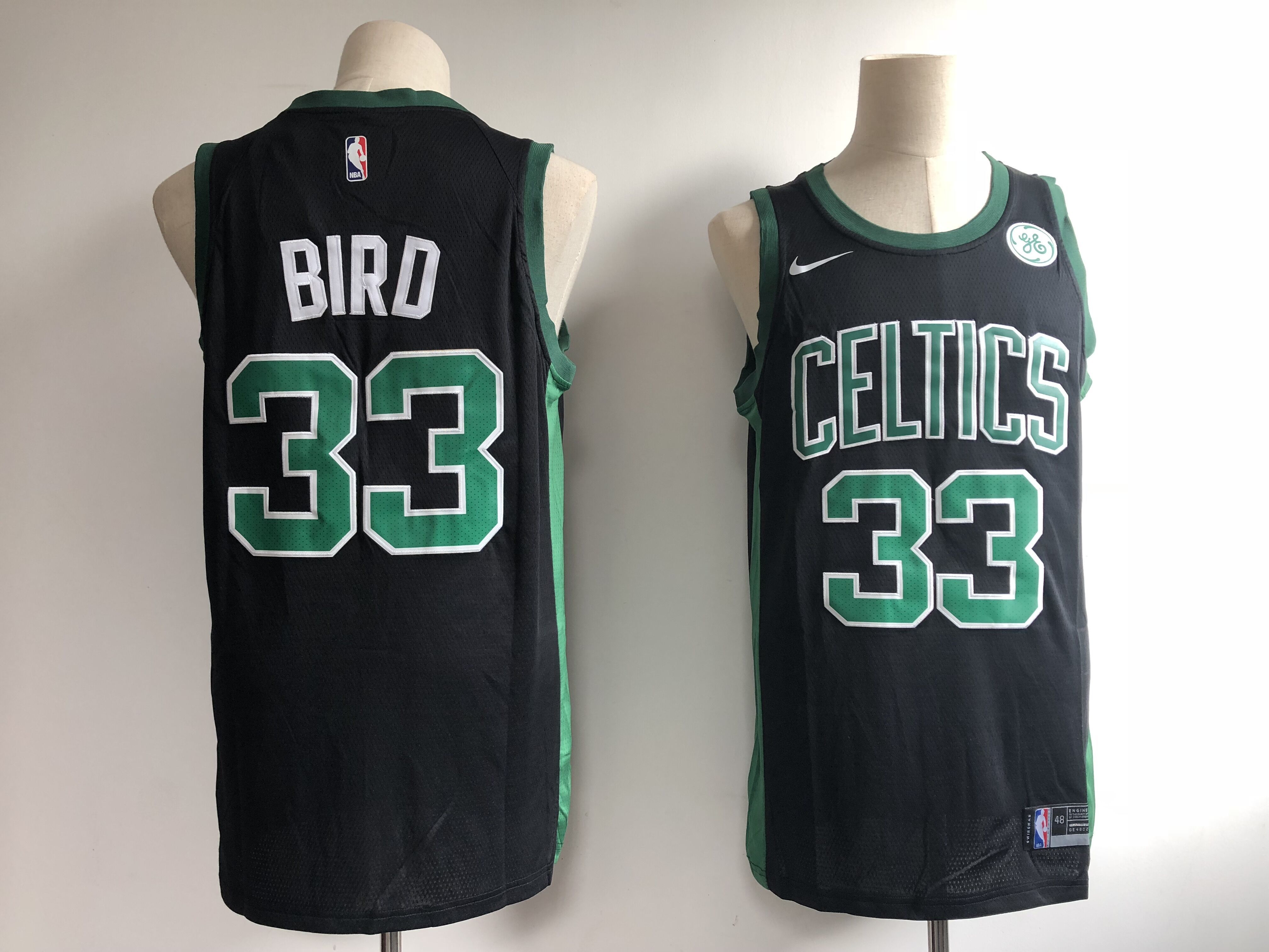 Men Boston Celtics #33 Bird Black Game Nike NBA Jerseys->boston celtics->NBA Jersey